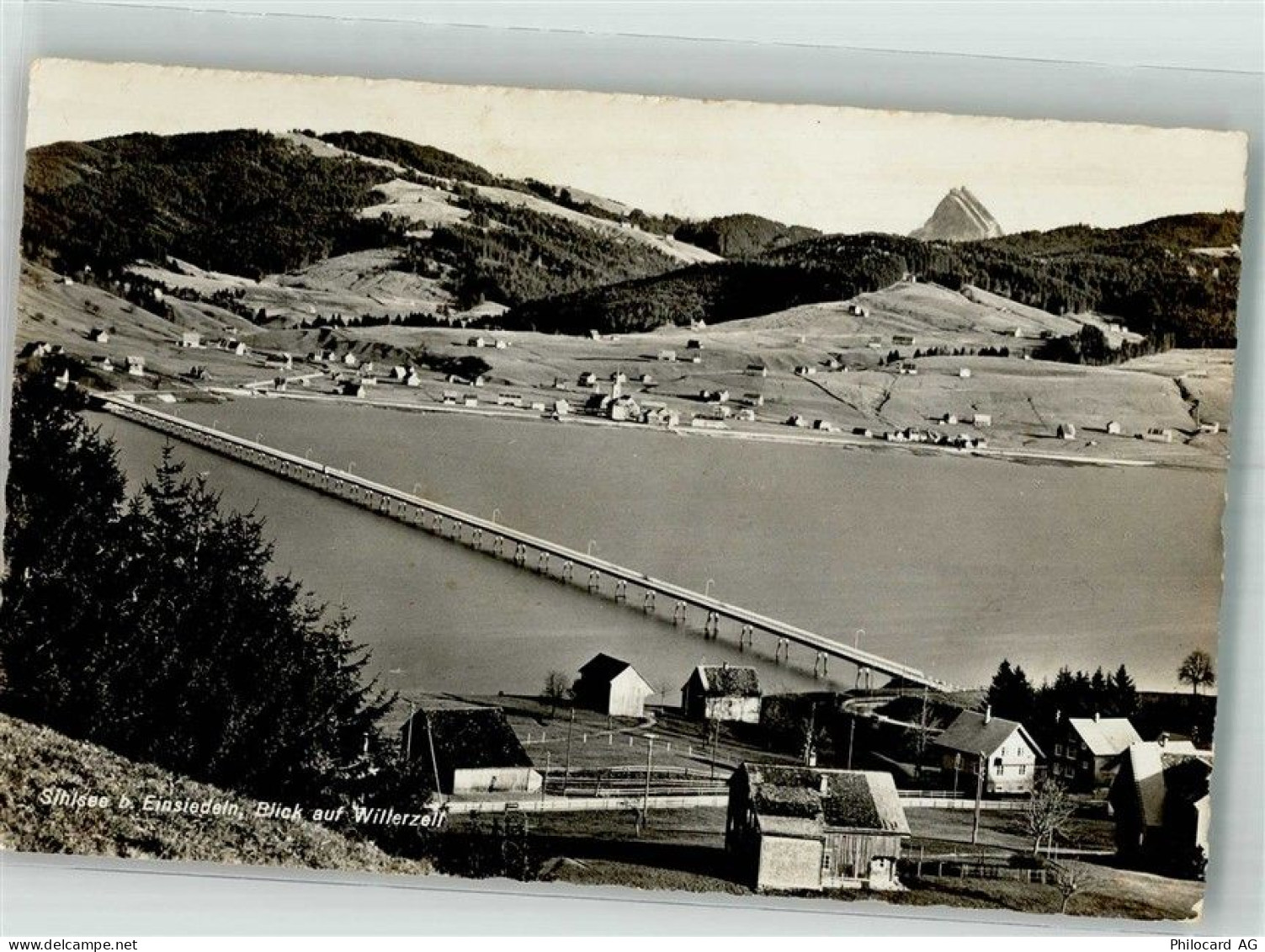 8846 Willerzell 1939 Foto AK Sihlsee - 38211554