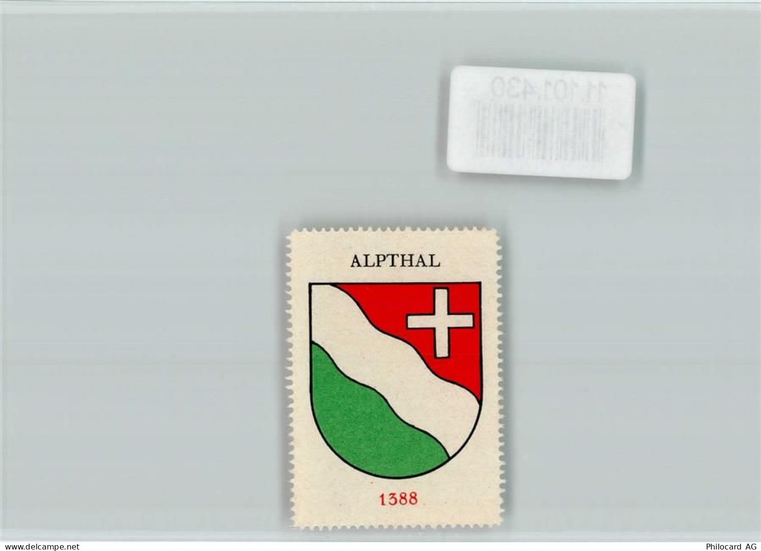 8849 Alpthal - Vignette Wappen Kaffee Hag ca 1920-1940 Alpthal - 11101430