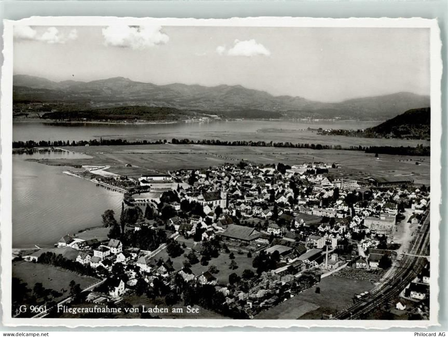 8853 Lachen SZ Gebrauchsspuren Fliegeraufnahme - 10301536