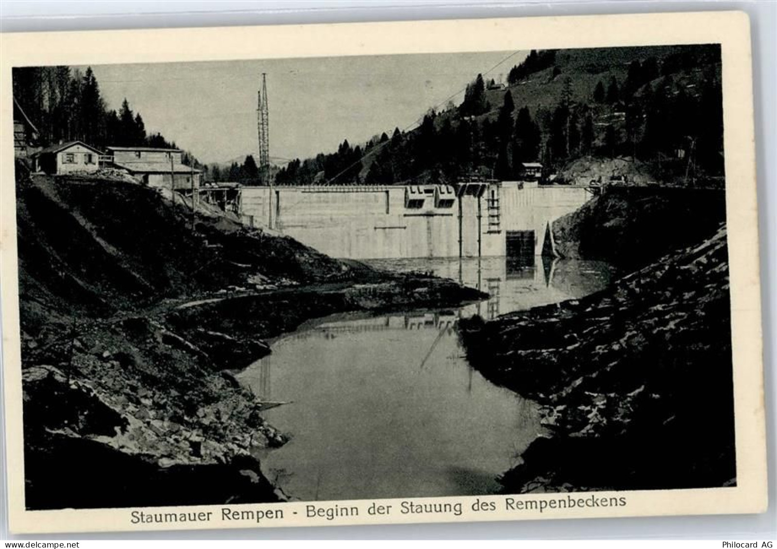 8857 Vorderthal Gebrauchsspuren Kraftwerk Wäggital , Staumauer - 50773422