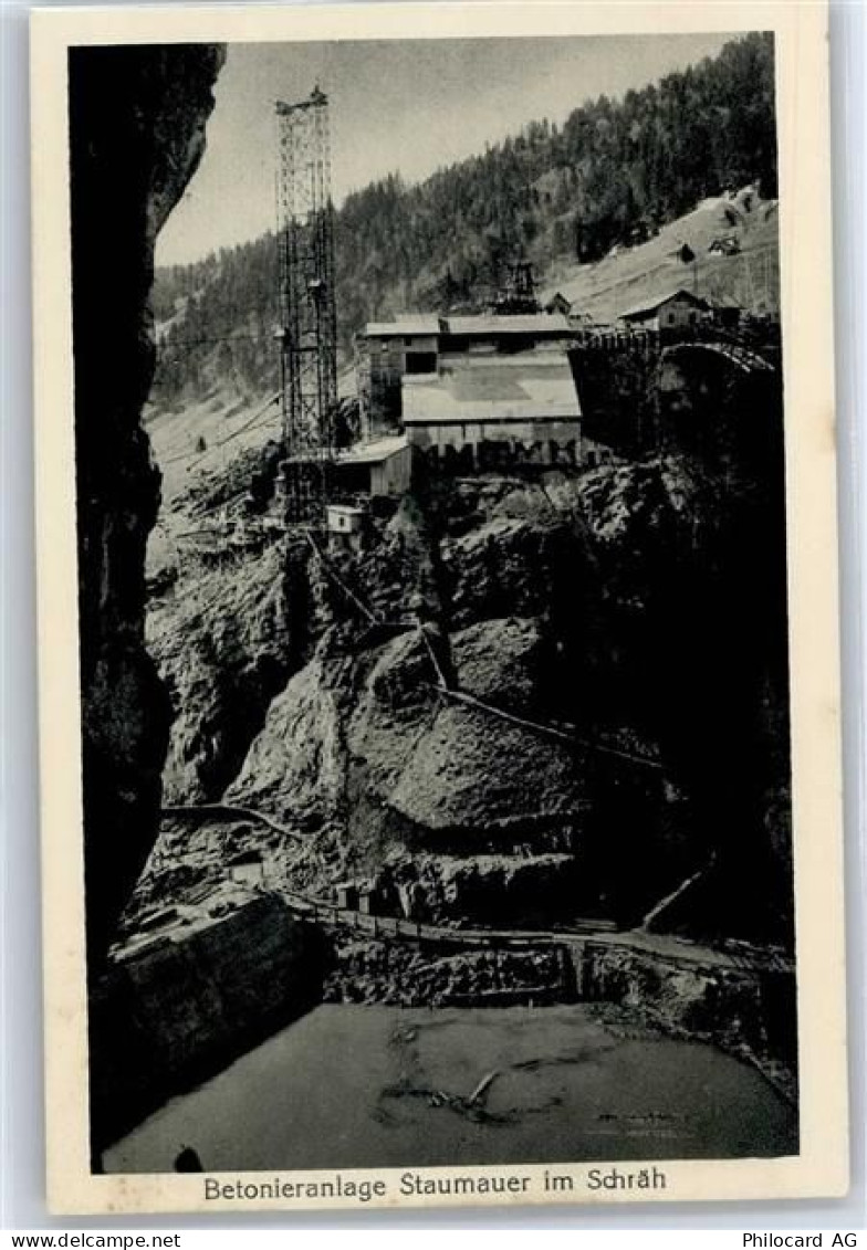 8857 Vorderthal - Kraftwerk Wäggital , Staumauer - 50773423