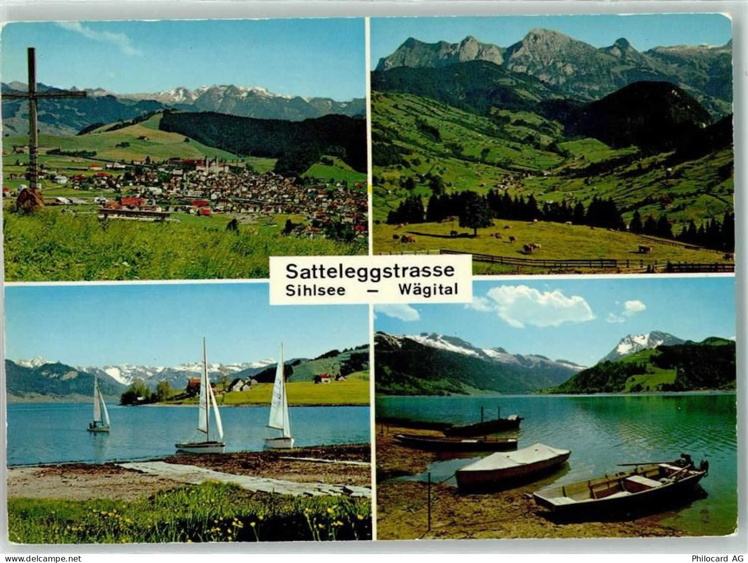 8858 Innerthal Wägital - Satteleggstrasse Segelschiffe Kreuz - 39410033