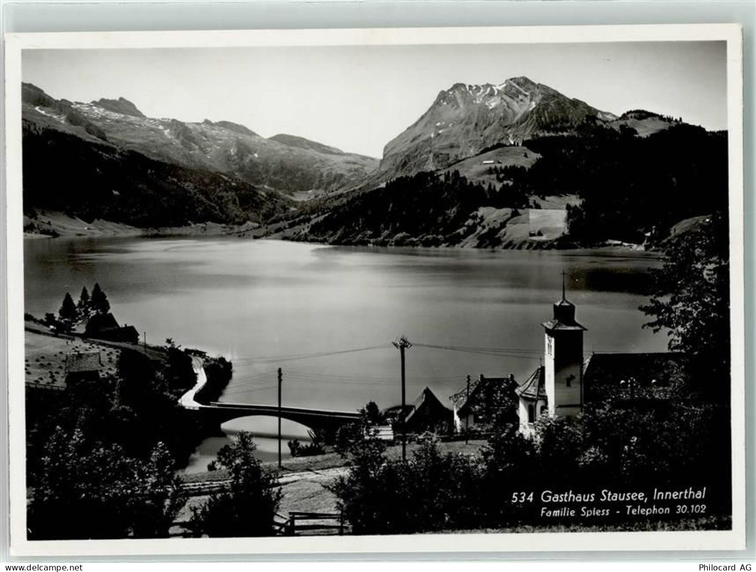 8858 Innerthal Wägital - Stausee Kirche Feldpost - 10601046
