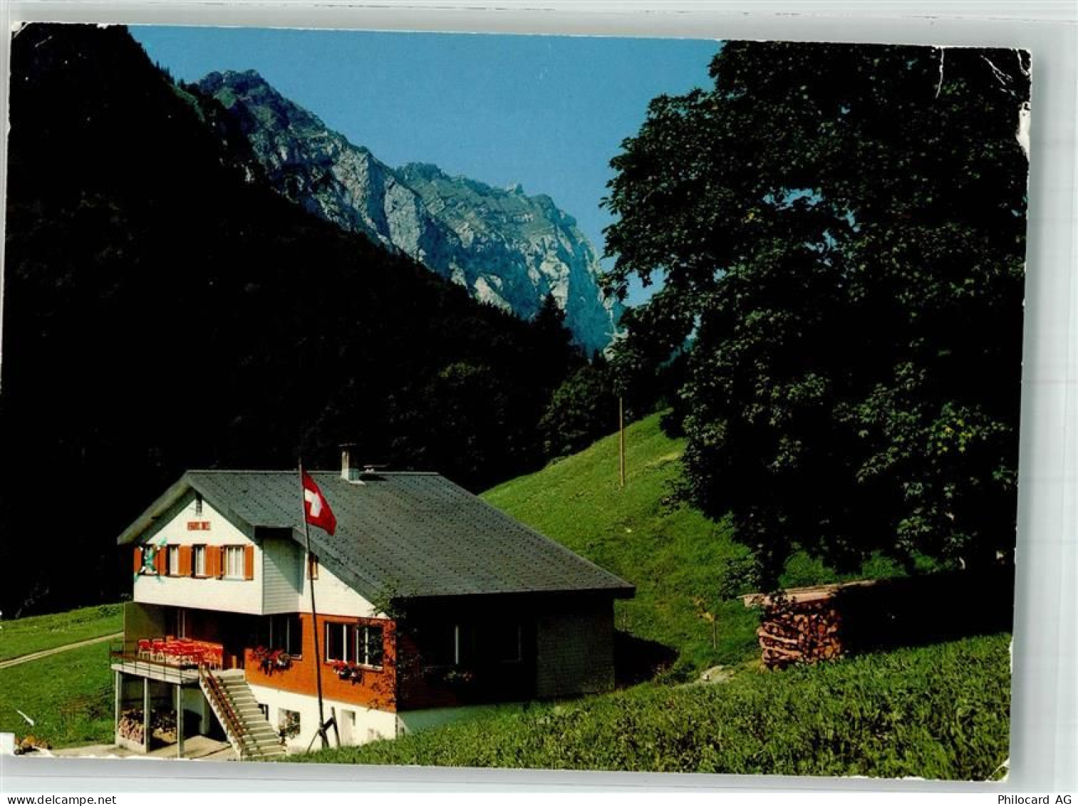 8867 Niederurnen 1979 Gebrauchsspuren Gasthaus Bergus Hirzli - 38070296