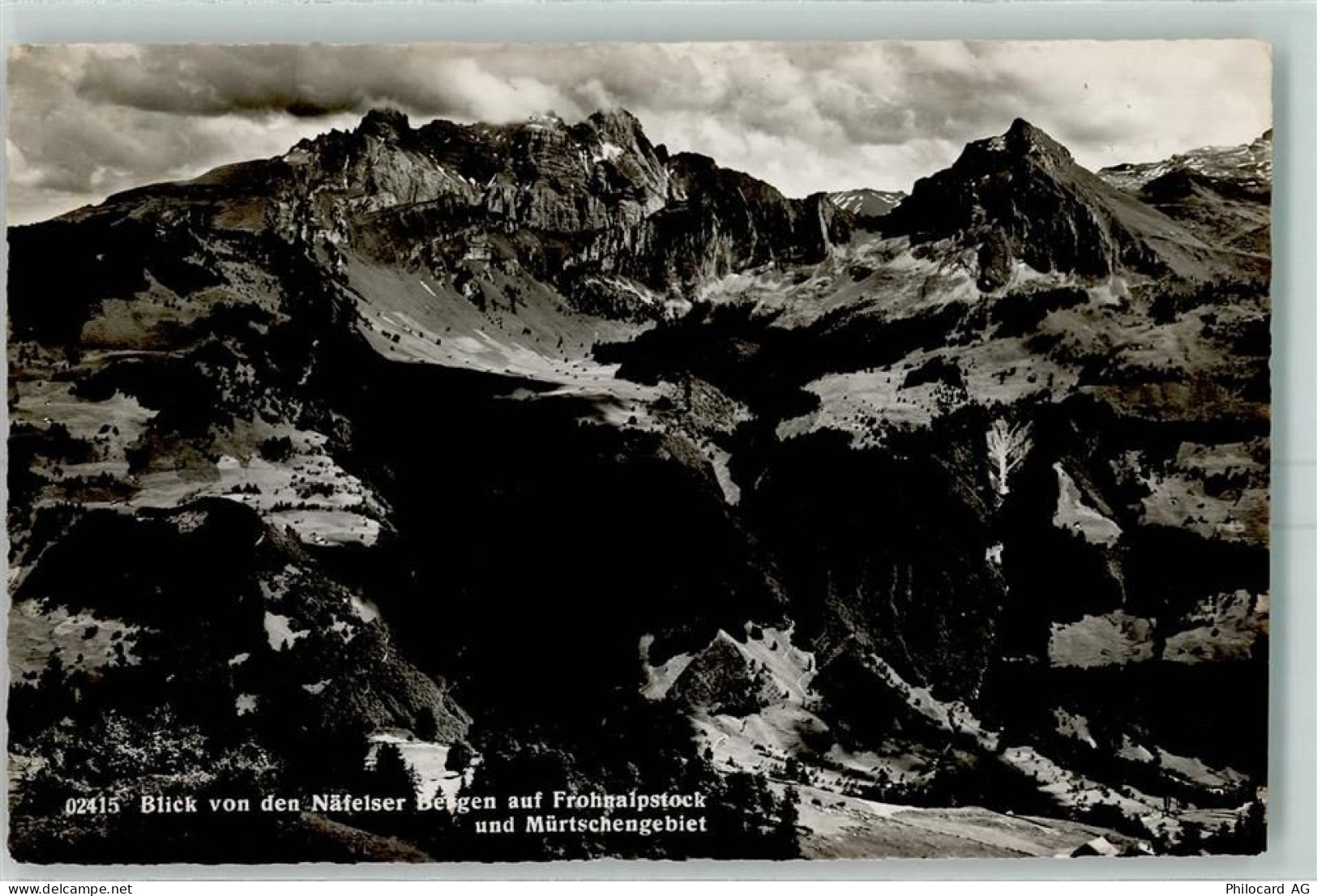 8867 Niederurnen - Blick von den Näfelser Bergen auf Frohnalpstock und M... - 10391560