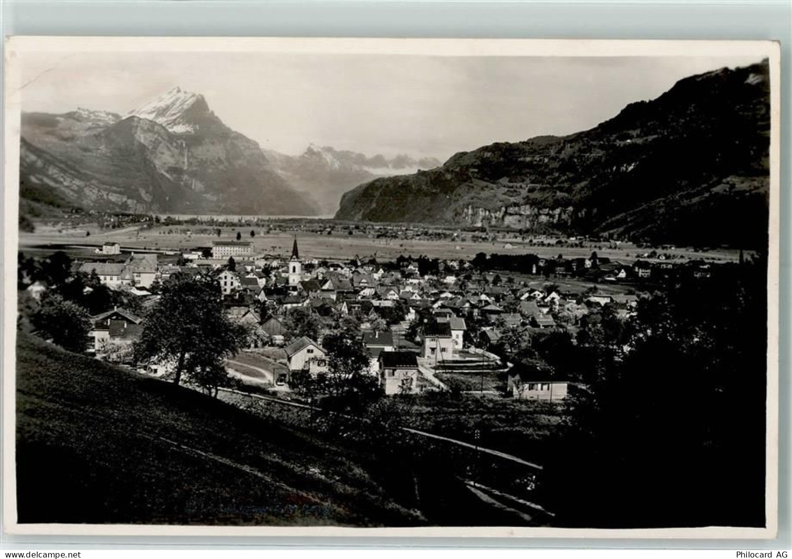 8867 Niederurnen Foto AK Ort handschriftlich - 13145718