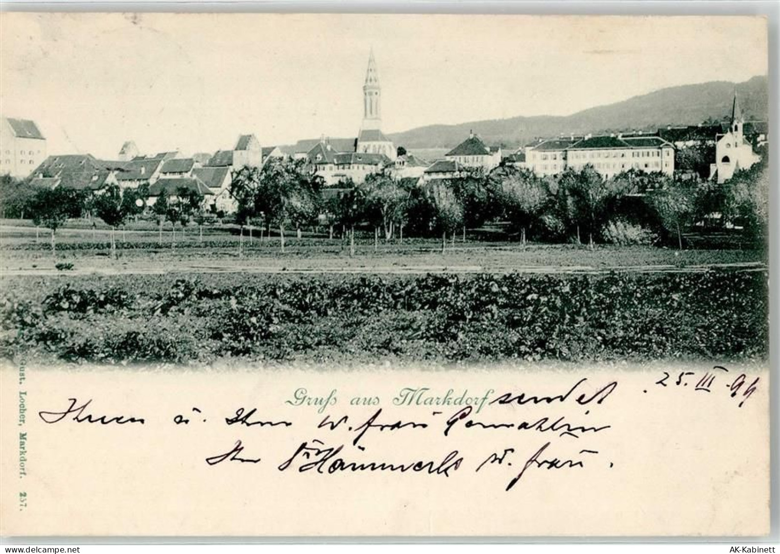 88677 W7778 Markdorf , Baden 1899 - Kirche - 52158103