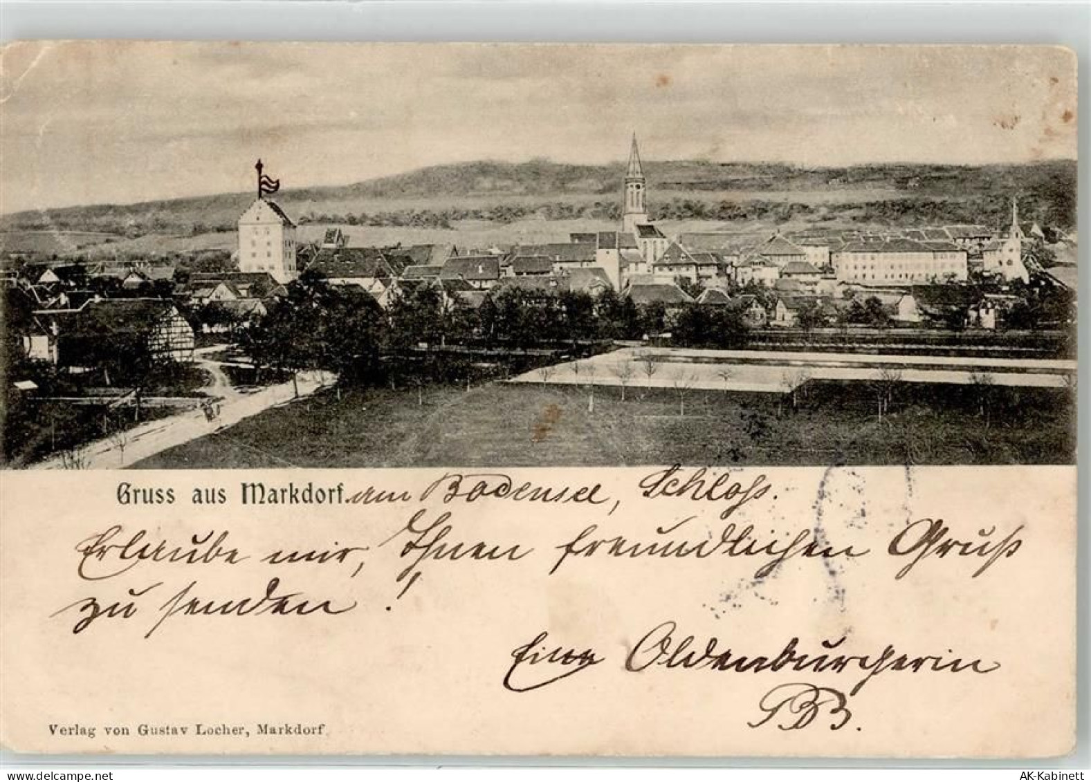 88677 W7778 Markdorf , Baden 1904 - Kirche - 52158141