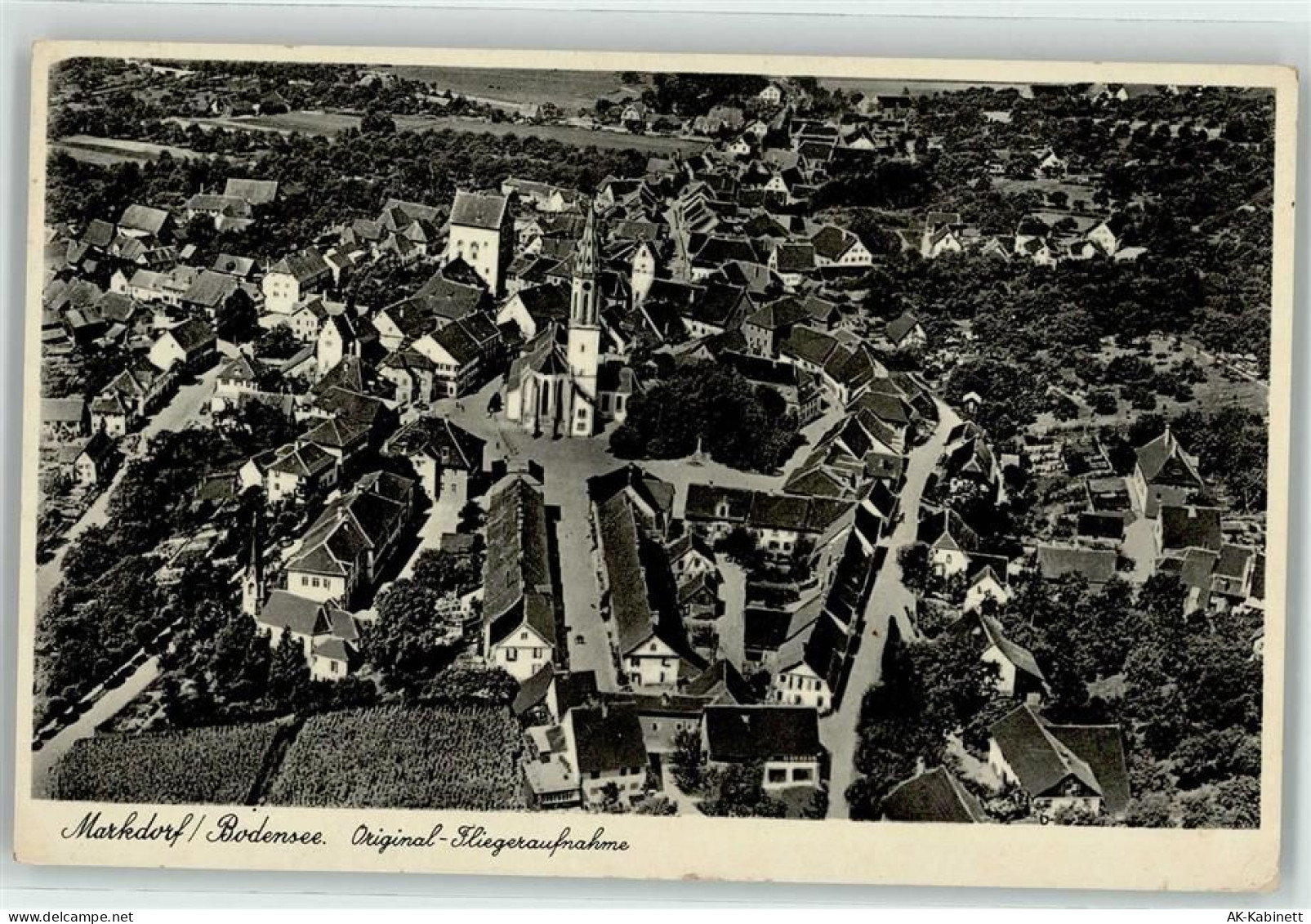 88677 W7778 Markdorf , Baden - Fliegeraufnahme Kirche - 52158153