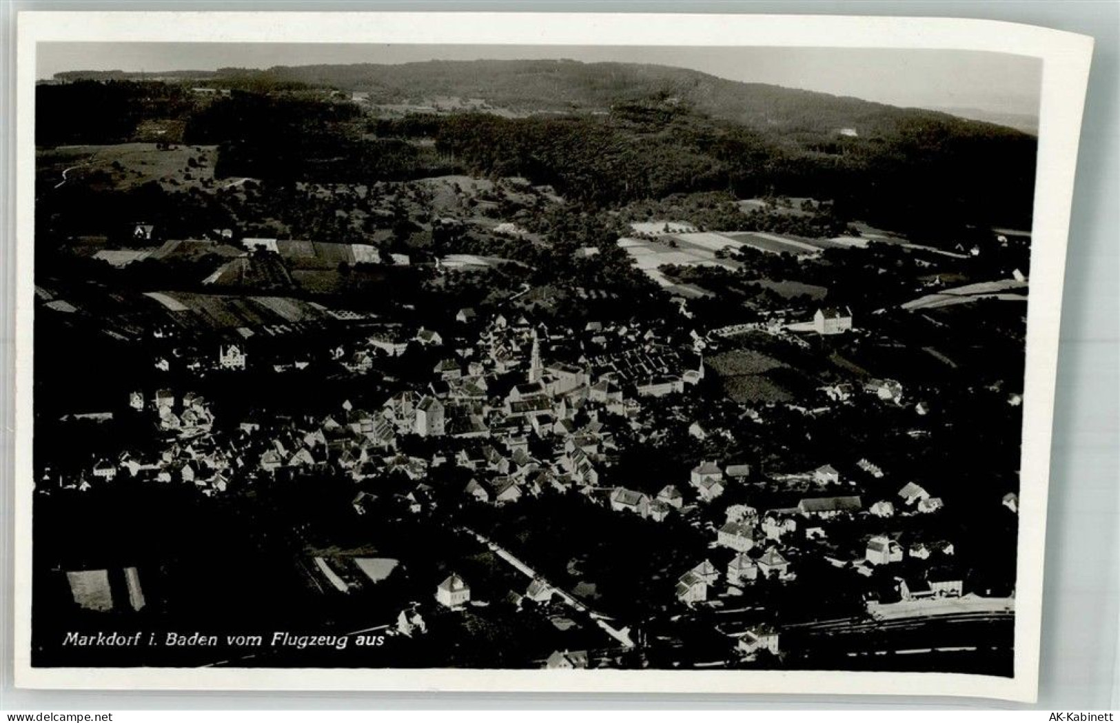 88677 W7778 Markdorf , Baden Foto AK Fliegeraufnahme - 38205078