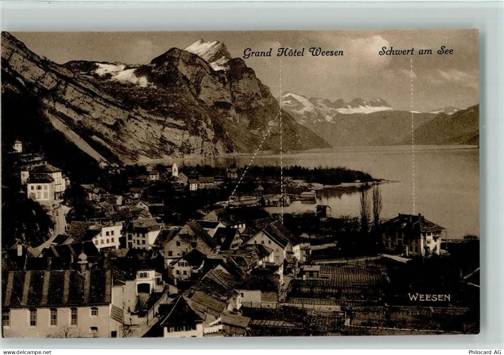 8872 Weesen - 1914 Grand Hotel Weesen Schwert am See - 13117739