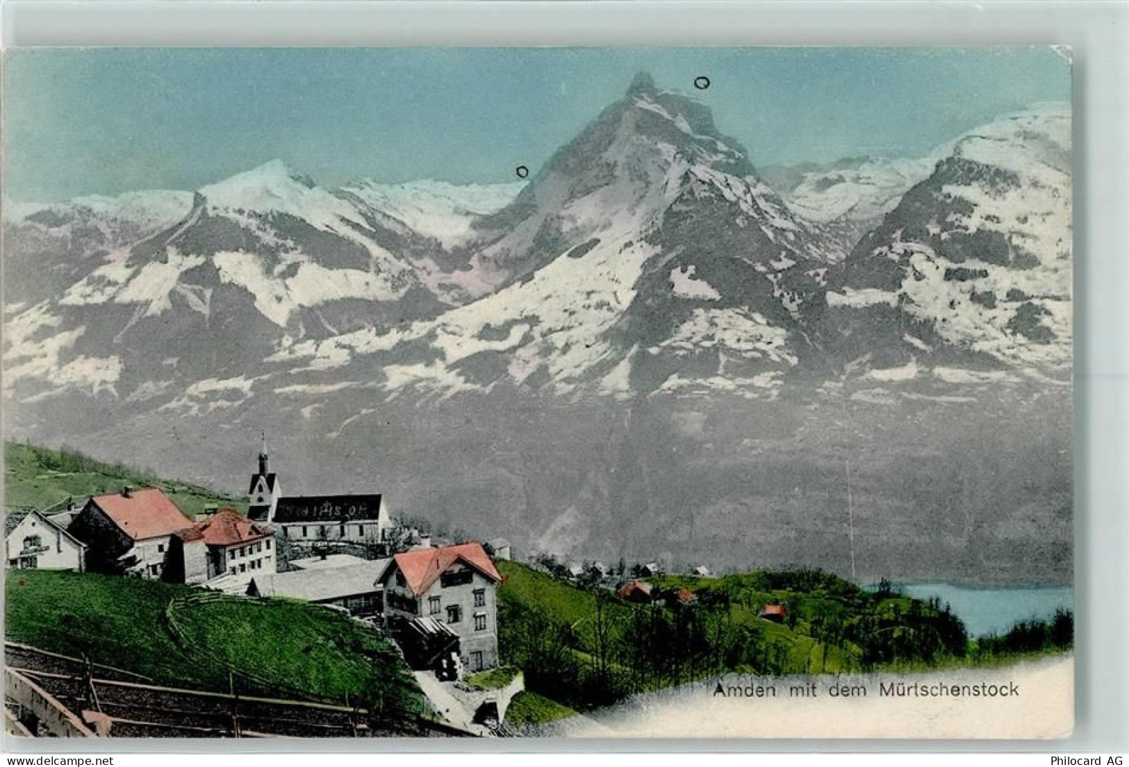 8873 Amden 1913 - Amden mit dem Mürtschenstock - 13128074