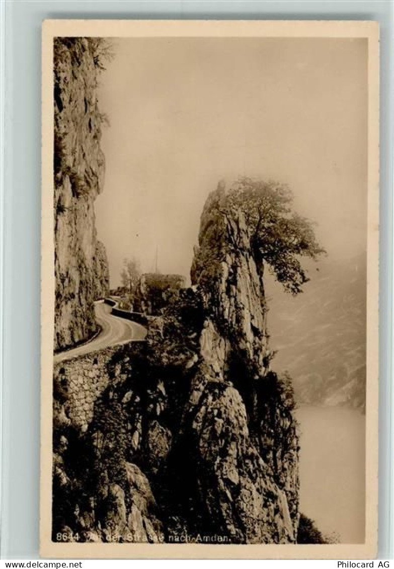 8873 Amden - Strasse nach Amden - 11087612