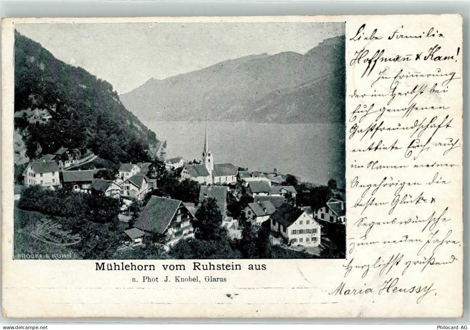 8874 Mühlehorn 1901 - vom Ruhstein aus - 13197967