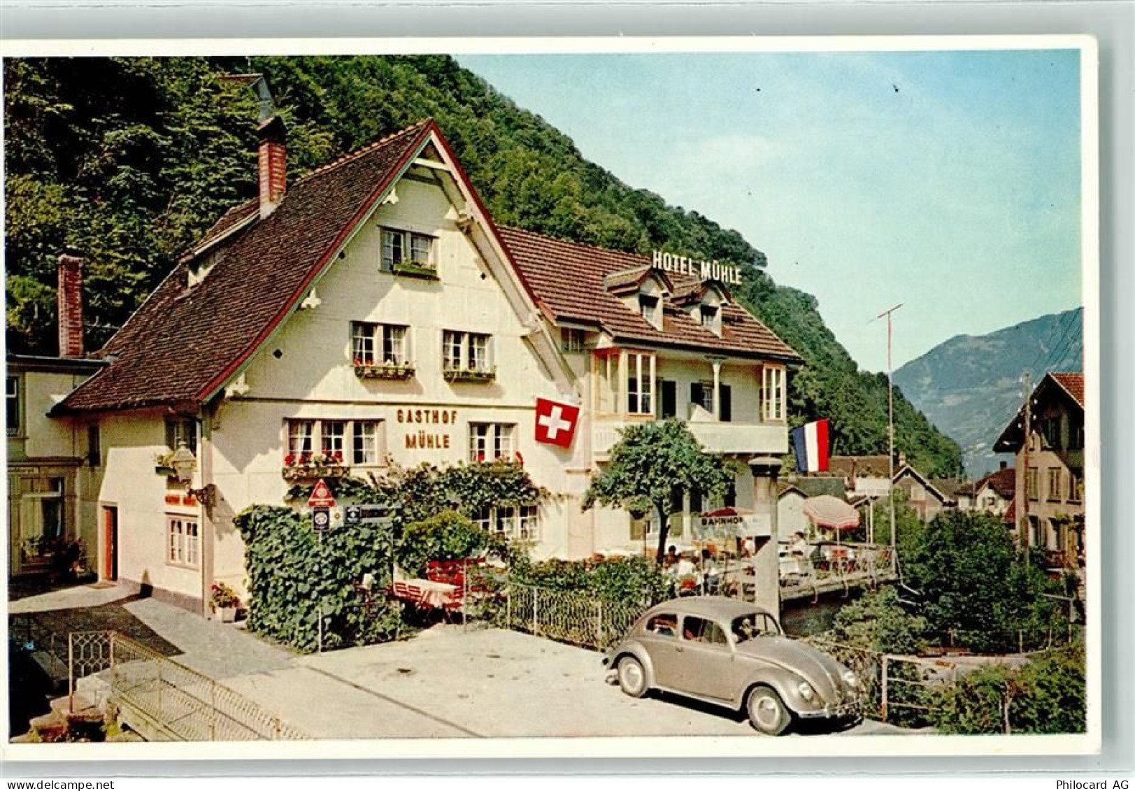 8874 Mühlehorn - Gasthaus Pension Mühle VW Käfer - 10592822