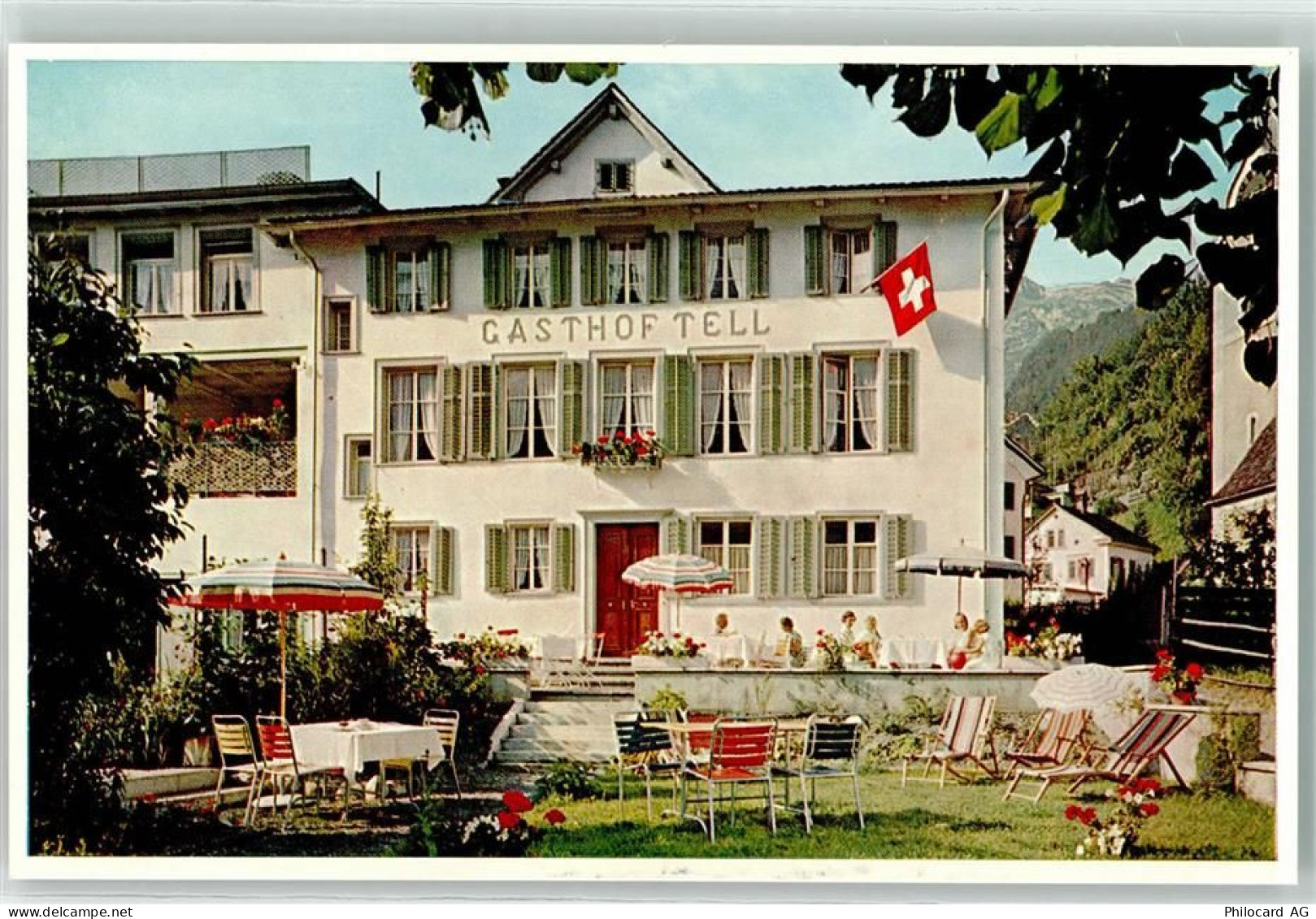 8874 Mühlehorn - Gasthaus Tell Gartenterrasse - 10592970