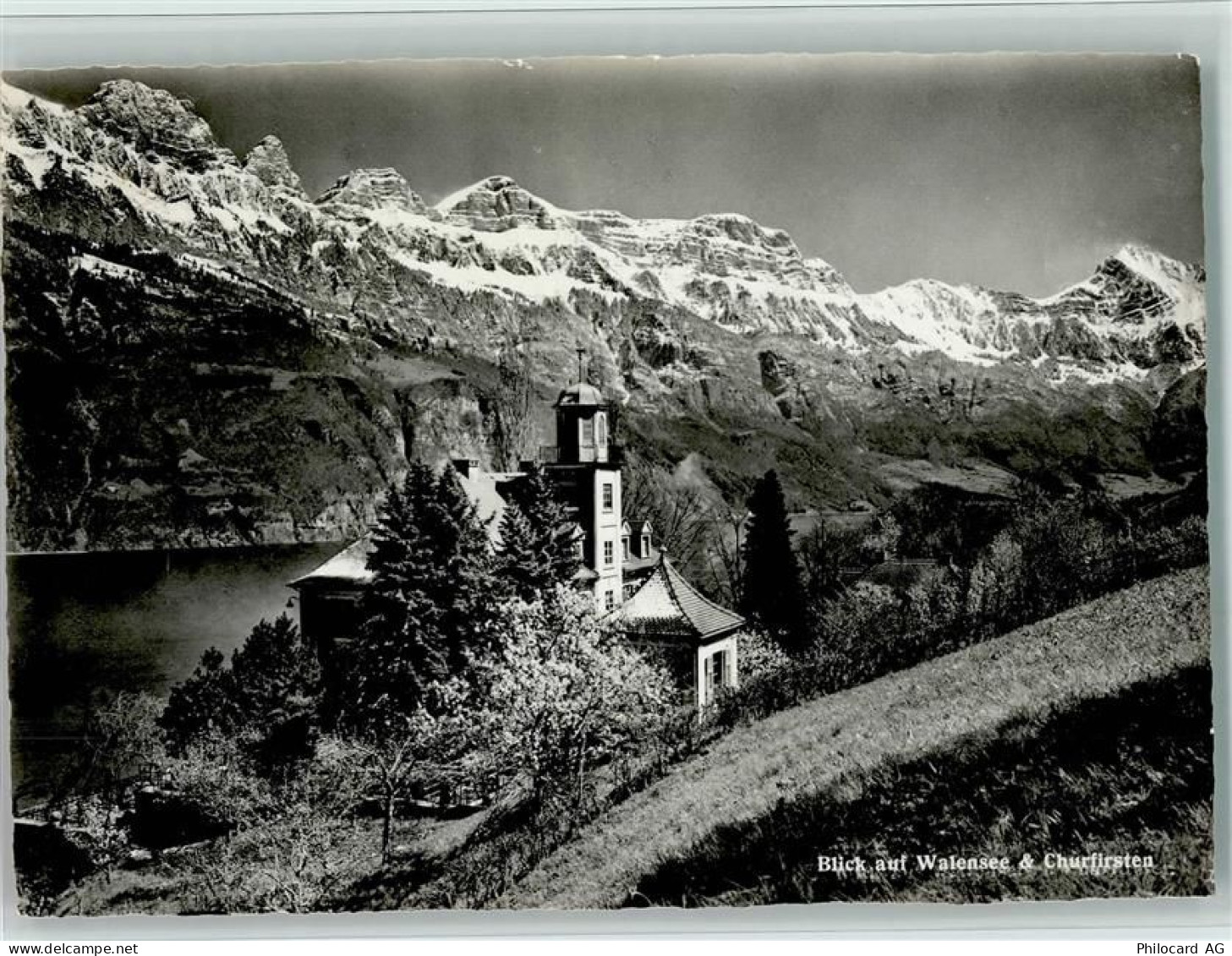 8883 Quarten - Blick auf Walensee und Churfirsten Marienschwestern Neu-S... - 11058251