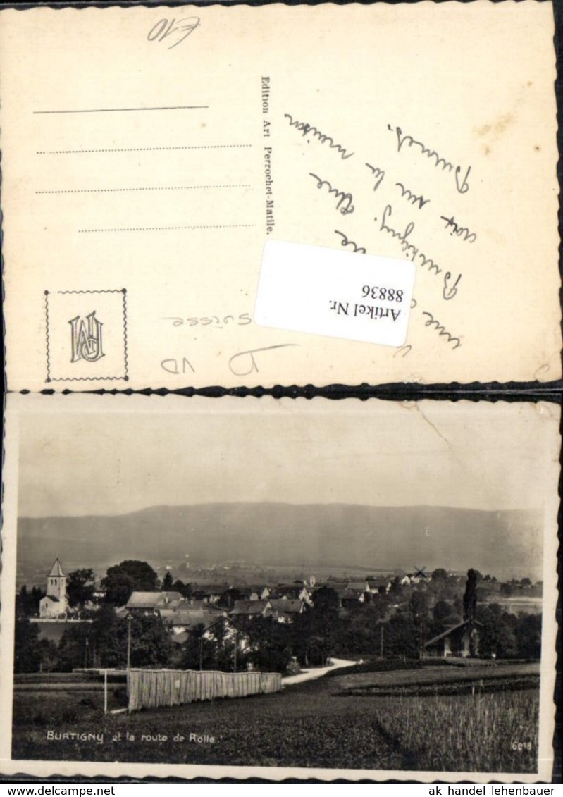 88836,Burtigny et la route de Rolle Totale Kt Waadt