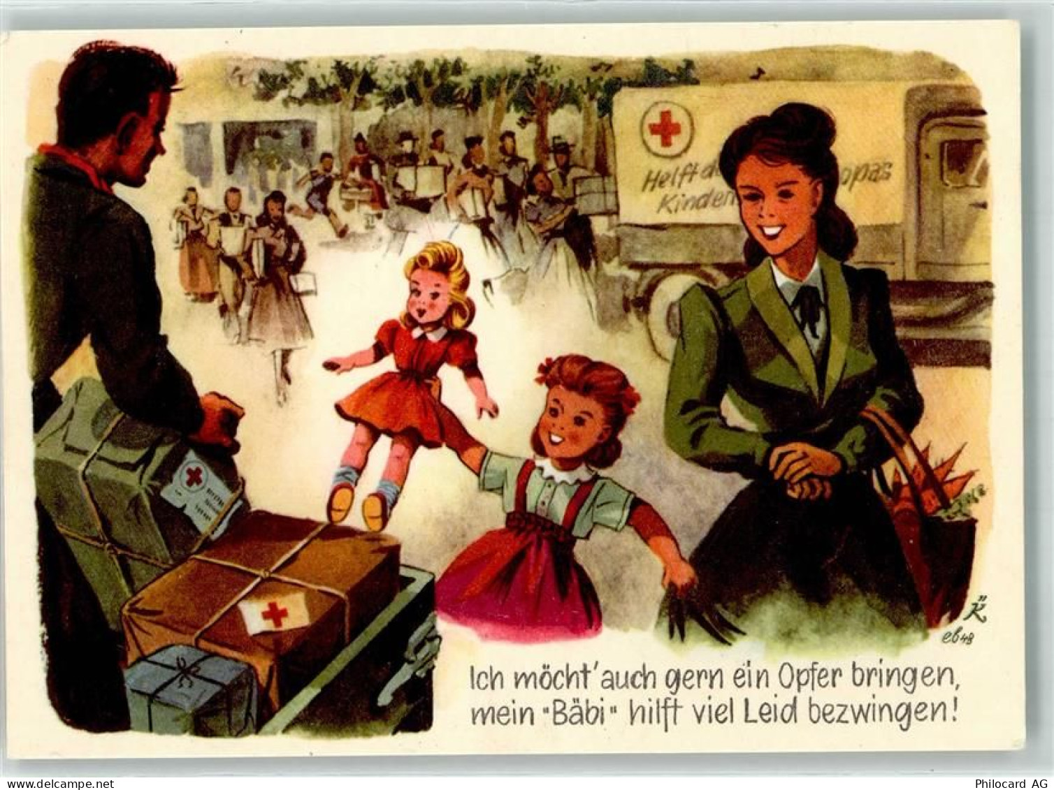 8887 Mels - Aktion Weisstannental Rotes Kreuz Puppe - 39692388