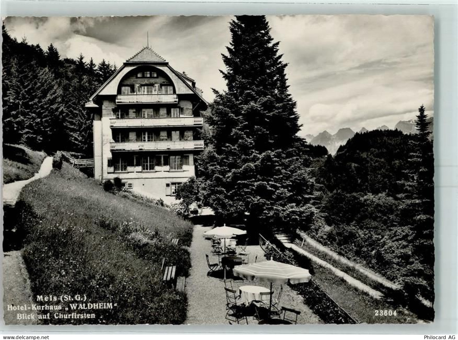 8887 Mels - Hotel Kurhaus Waldheim Blick auf Churfürsten - 10393745
