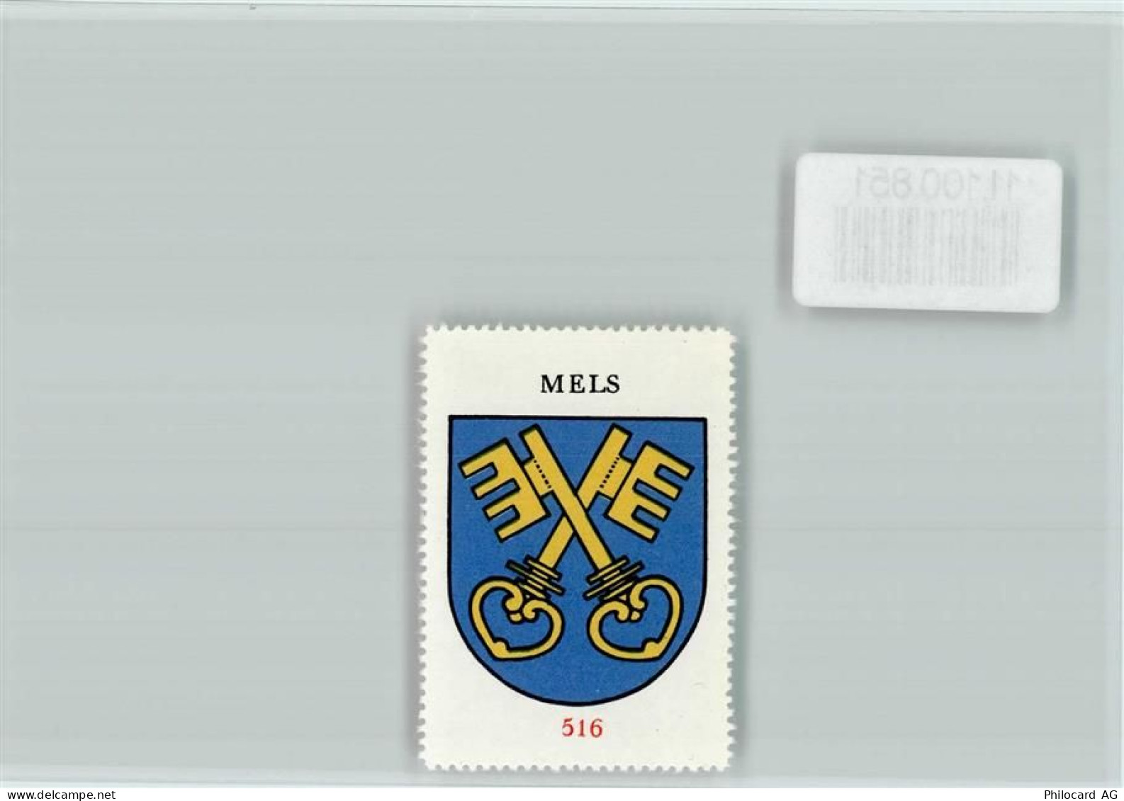 8887 Mels - Vignette Wappen Kaffee Hag ca 1920-1940 Mels - 11100851