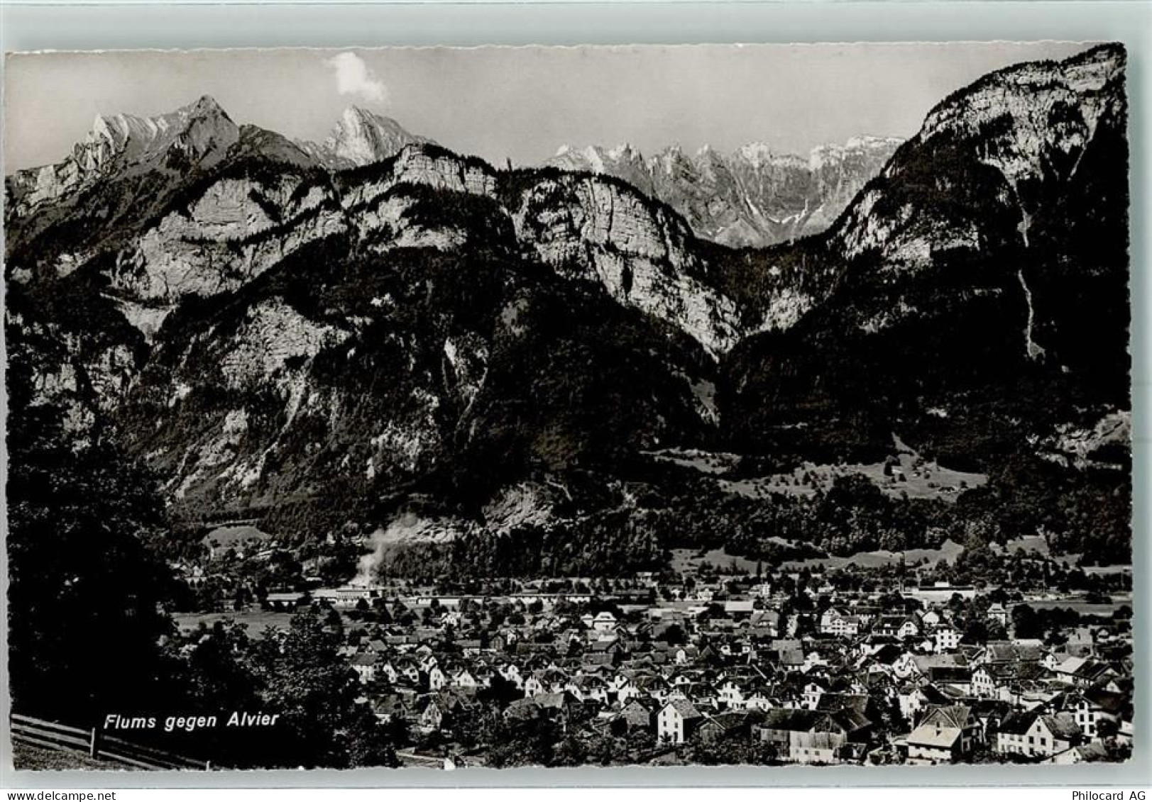 8890 Flums - gegen Alvier - 10393221