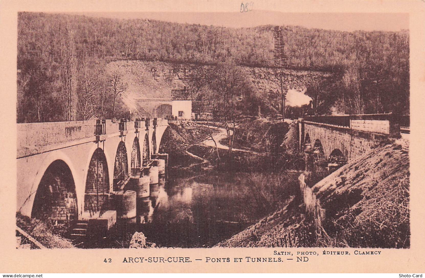 89 ARCY SUR CURE PONTS ET TUNNELS