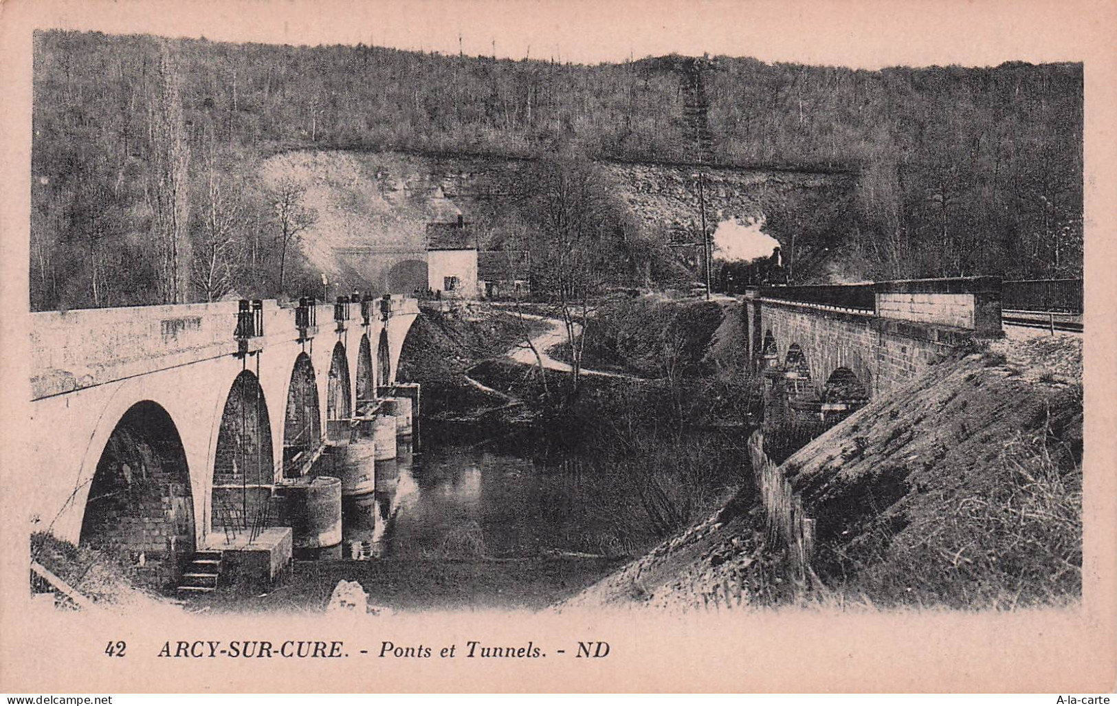 89 ARCY SUR CURE PONTS ET TUNNELS
