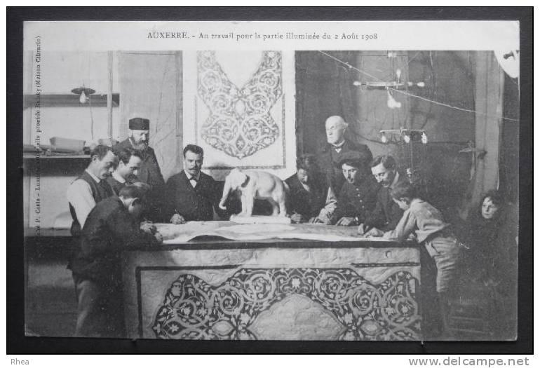 89 Auxerre - Travail sur Tissu - artisans - art - musée -