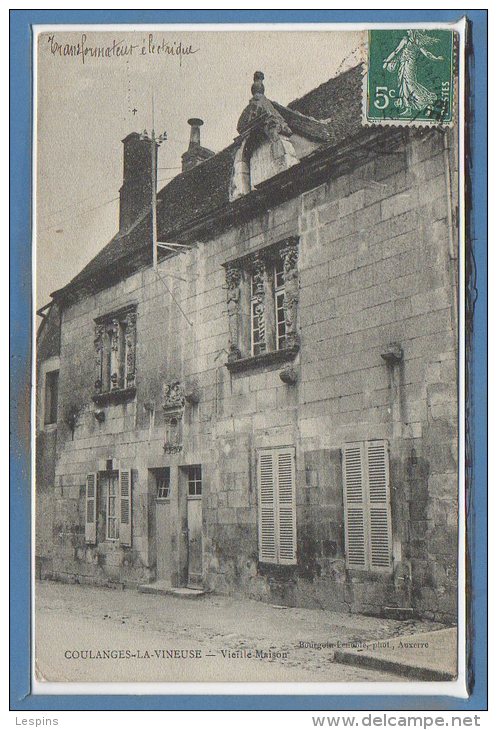 89 - COULANGES la VINEUSE --  Vieille Maison