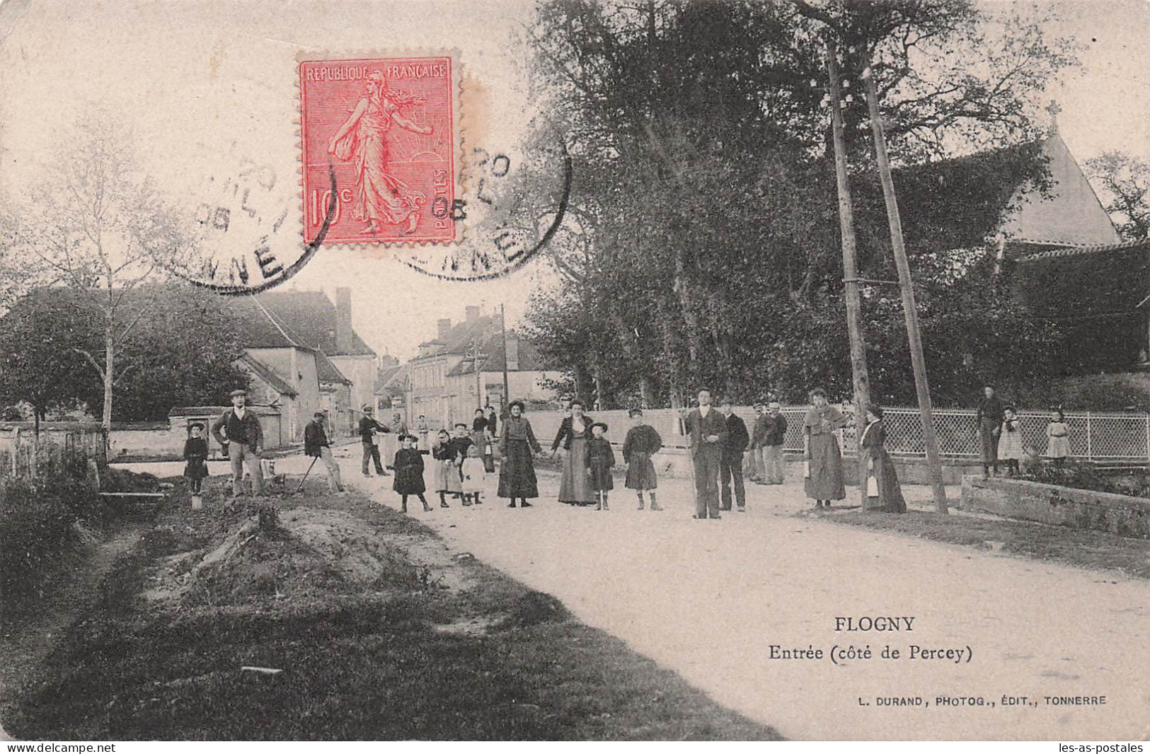 89 FLOGNY LA CHAPELLE ENTREE COTE DE PERCEY