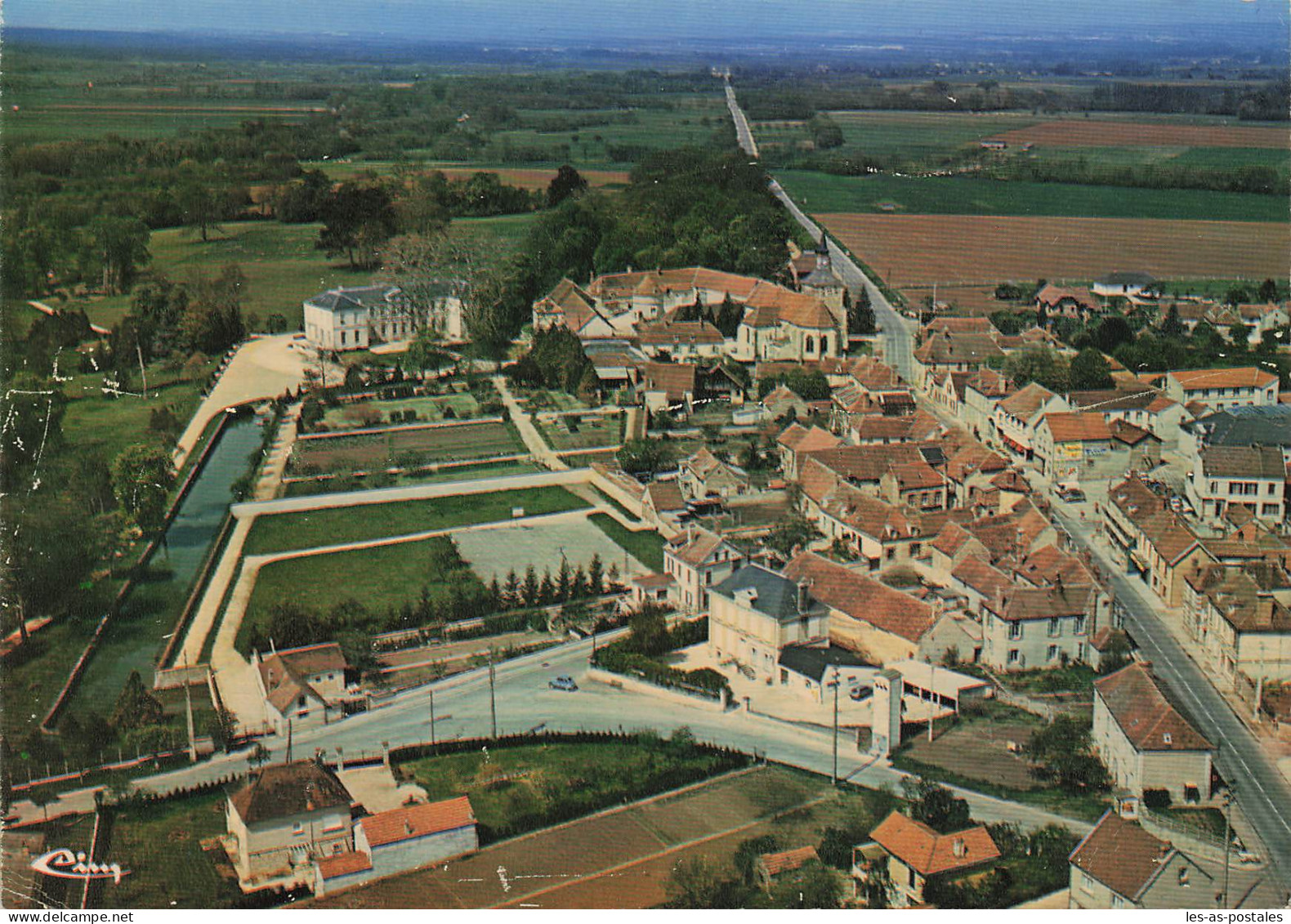89 FLOGNY LA CHAPELLE VUE GENERALE AERIENNE