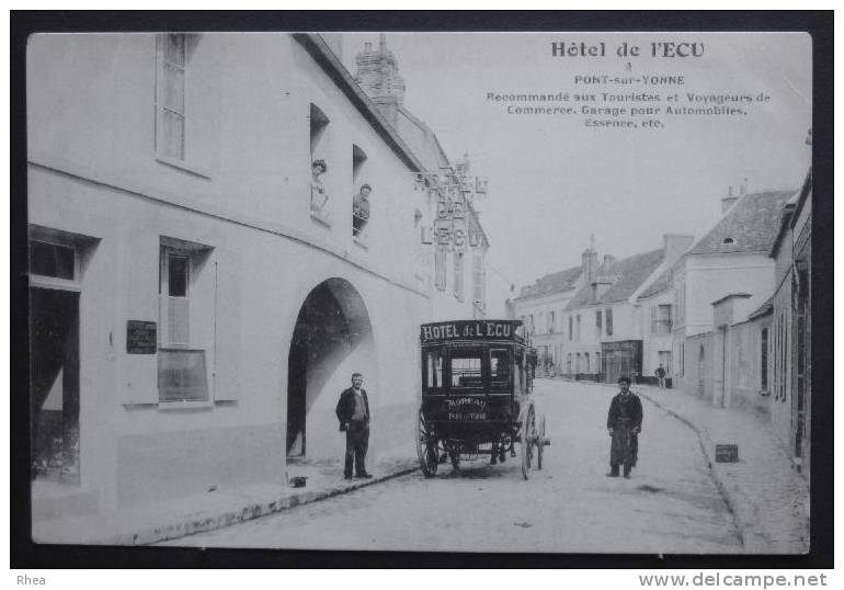 89 Pont-sur-Yonne hotel carte pub    D89D  K89309K  C89309C RH037529