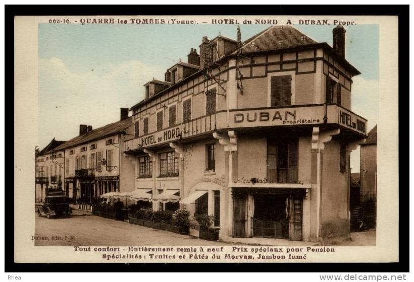 89 Quarré-les-Tombes hotel D89D K89318K C89318C RH061420