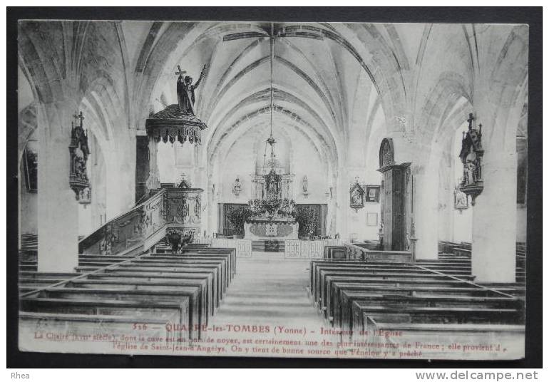 89 Quarré-les-Tombes interieur eglise    D89D  K89318K  C89318C RH037548