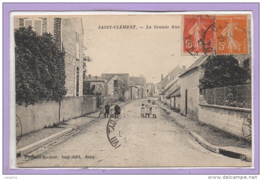 89 - SAINT CLEMENT --  La grande rue