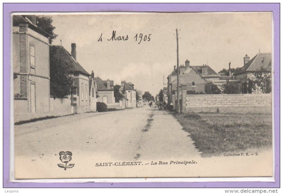 89 - SAINT CLEMENT --  La rue Principale