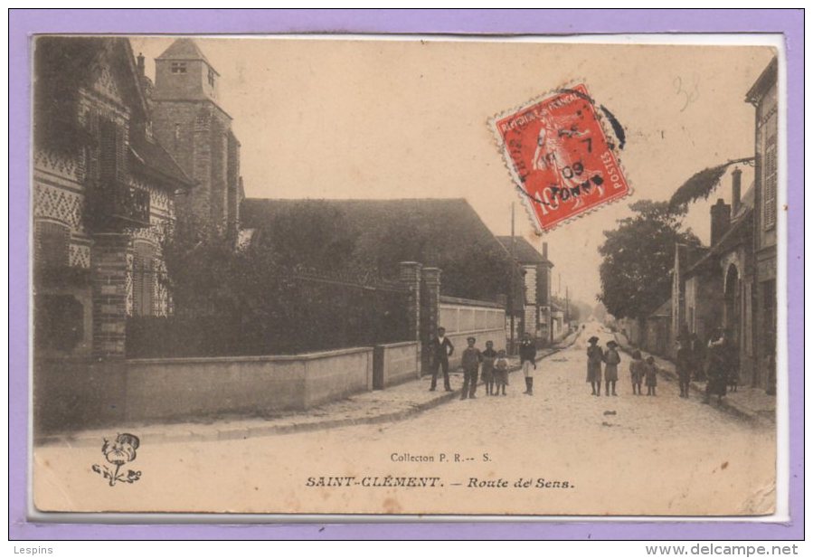 89 - SAINT CLEMENT --  Route de Sens