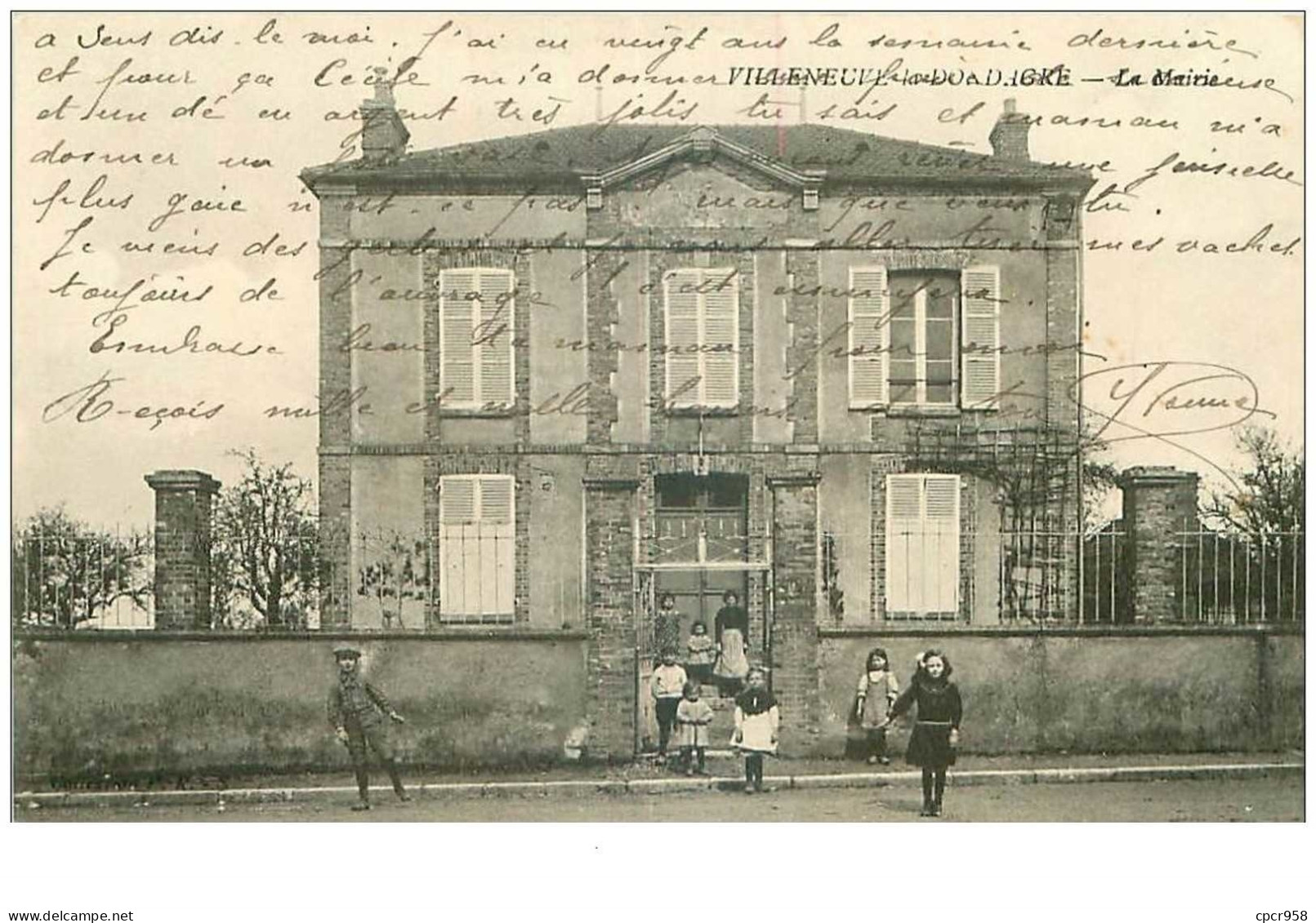 89.VILLENEUVE LA DONDAGRE.n°25206.LA MAIRIE