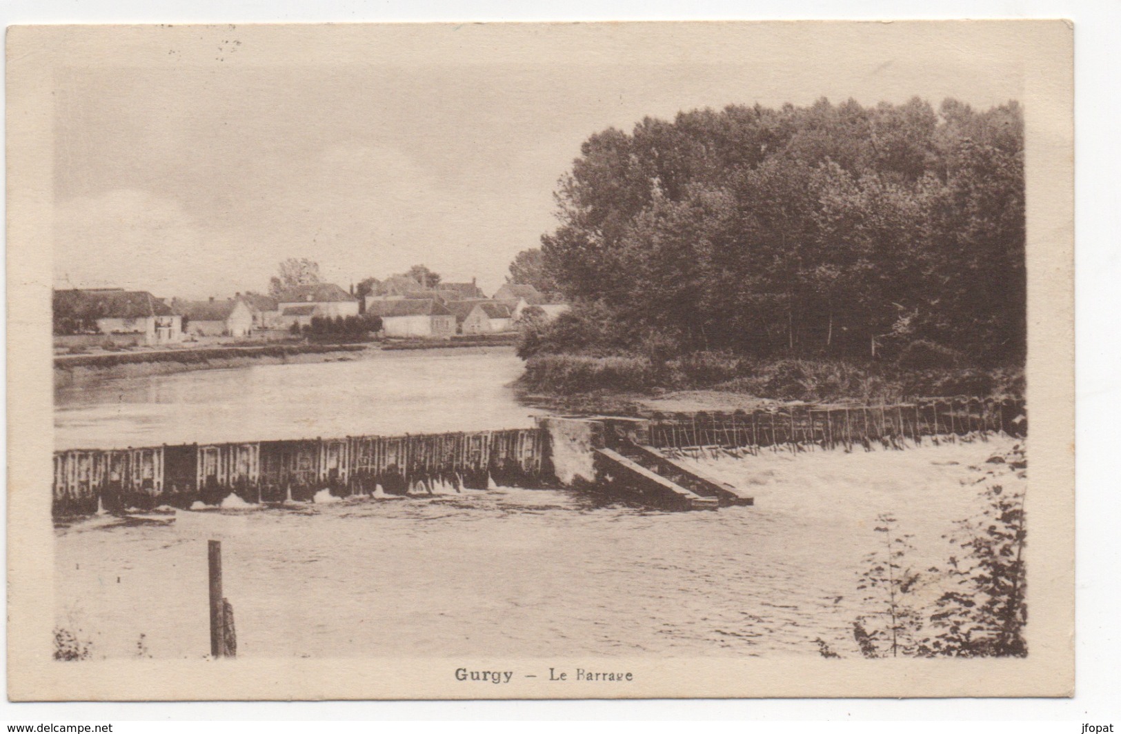 89 YONNE - GURGY le barrage