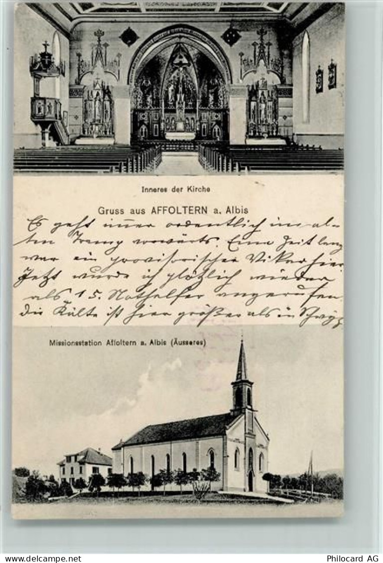 8910 Affoltern am Albis - 1908 Missionsstation Kirche - 13112107