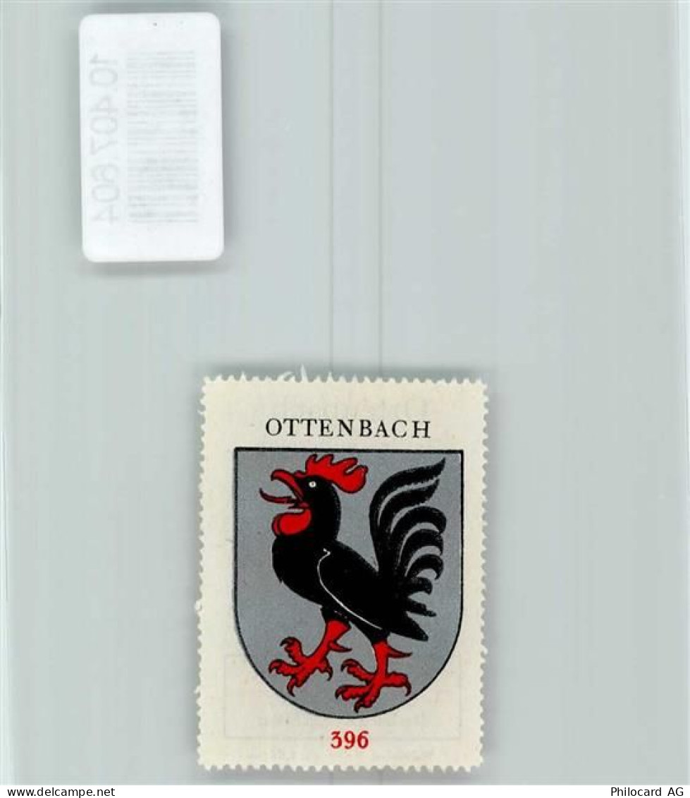 8913 Ottenbach - Vignette Wappen Kaffee Hag 1920-1940 Hahn - 10407604