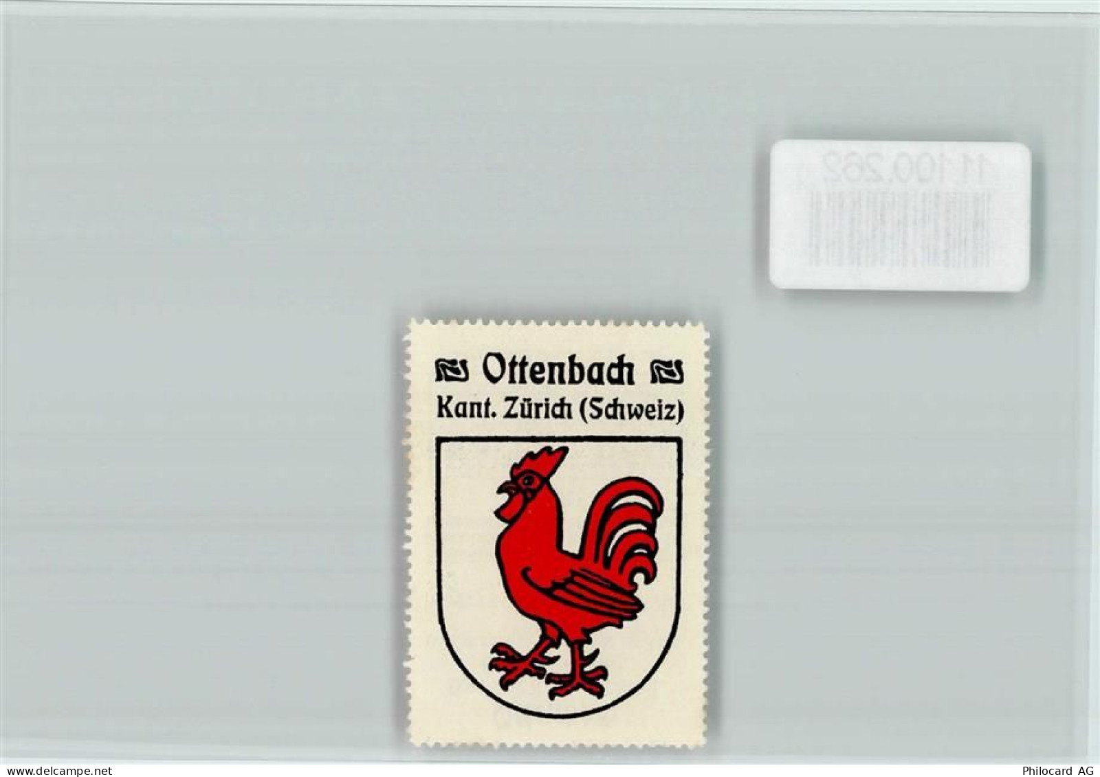 8913 Ottenbach - Vignette Wappen Kaffee Hag ca 1920-1940 - 11100262