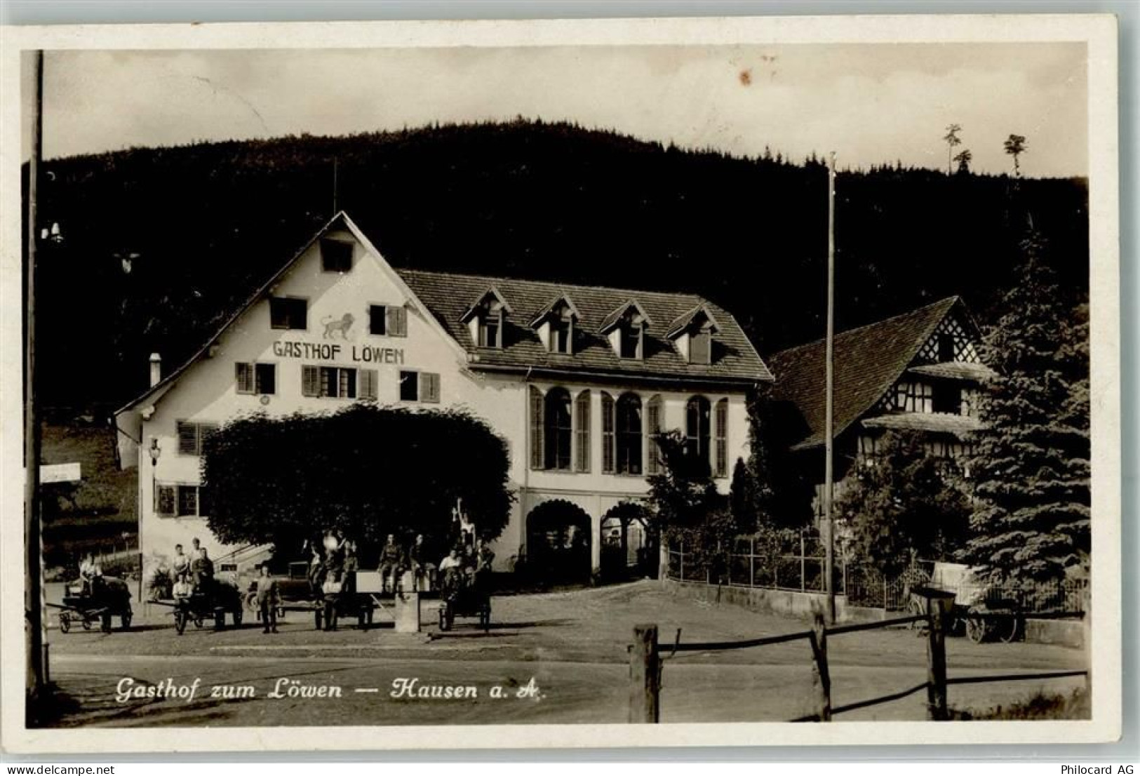 8915 Hausen am Albis Foto AK Gasthaus zum Löwen - 13540251