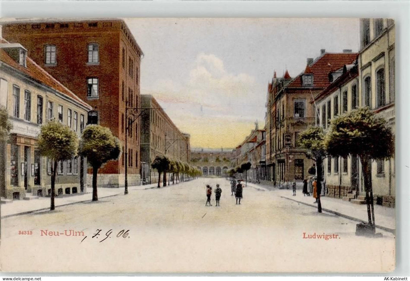 89231 W7910 Neu-Ulm 1904 - Ludwigstraße Handlung - 52157050