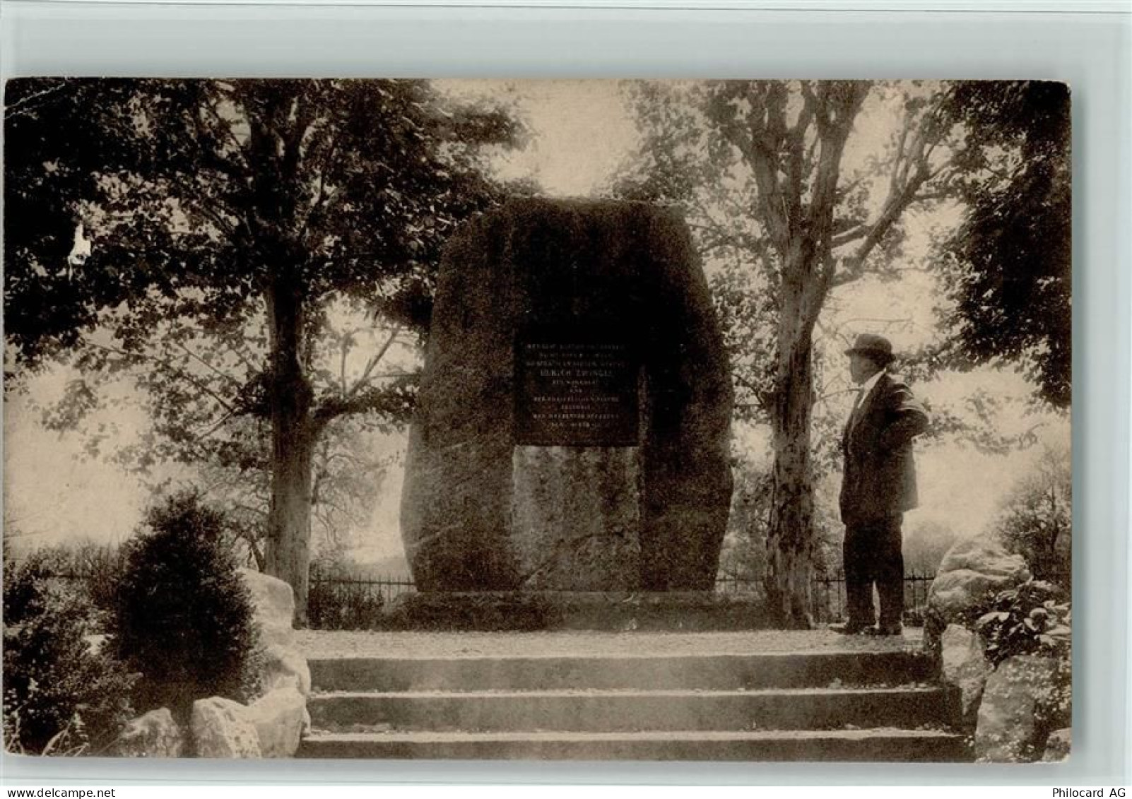 8926 Kappel am Albis - Zwinglistein Gedenktafel - 10161909