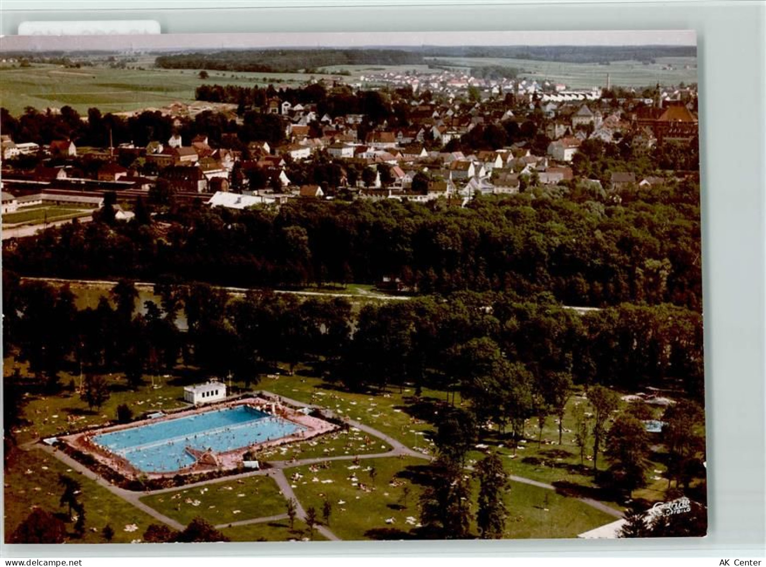 89312 W8870 Günzburg FOTO KEINE AK Luftaufnahme Freibad - 40006440