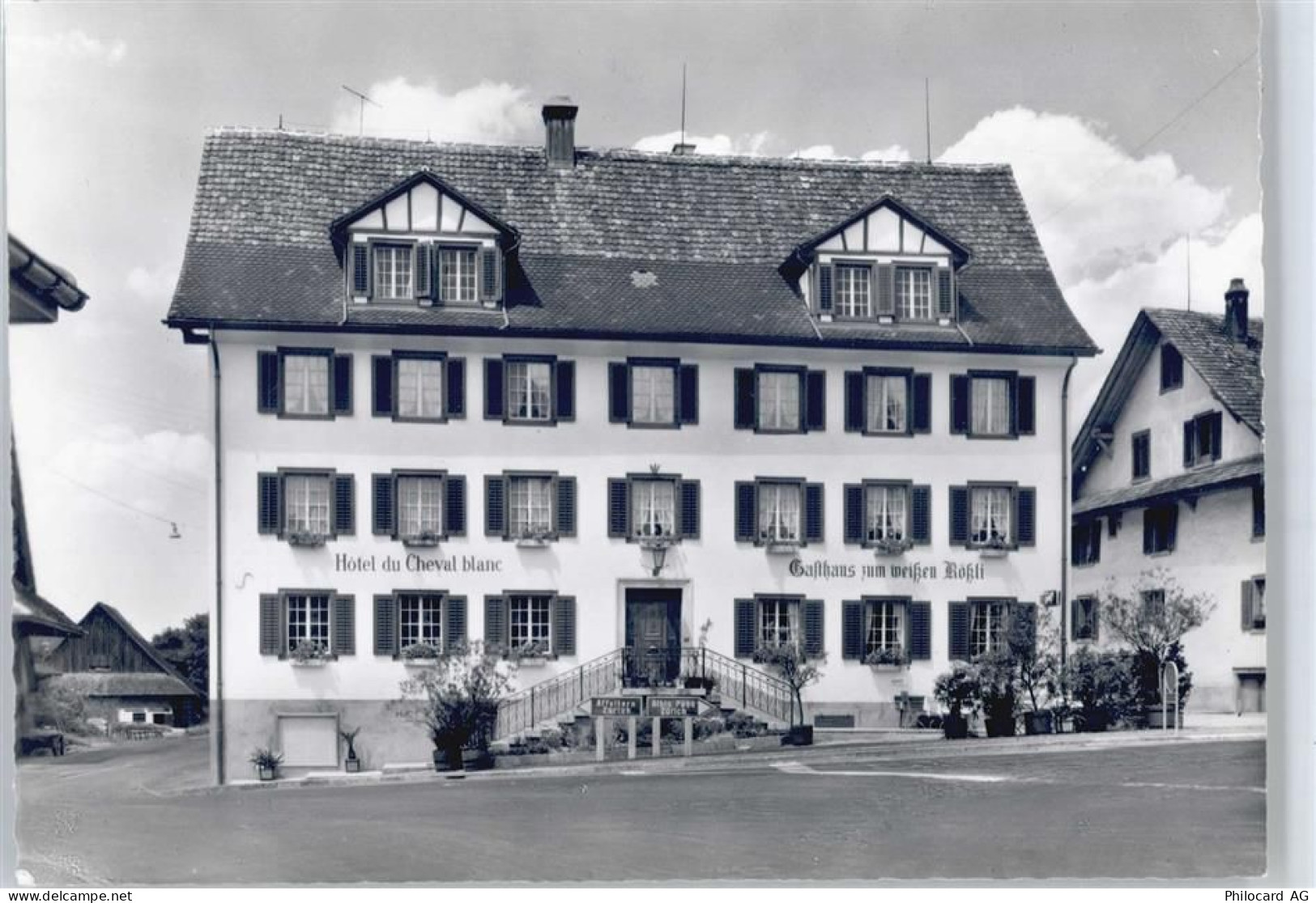 8932 Mettmenstetten Dachlissen - Gasthof, Metzgerei zum weißen Rössli - 50597777