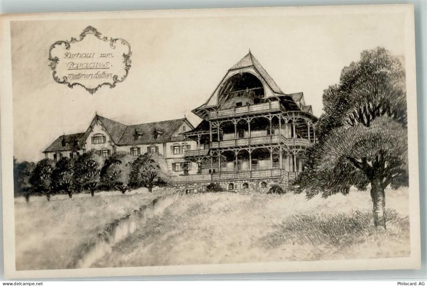 8932 Mettmenstetten Foto AK Kurhaus zum Paradies - 10686926