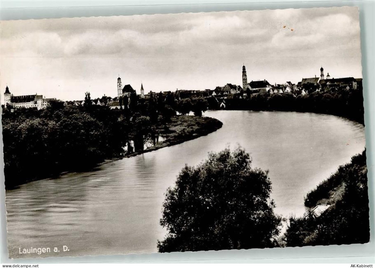 89415 W8882 Lauingen Donau - Schimmelturm Stadtpfarrkirche St Martin - 39201827